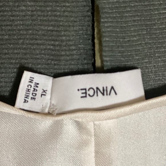 Vince Silk Popover Tunic Blouse Top Cover-up Resort Generous Oversized Plus XL - Picture 8 of 10